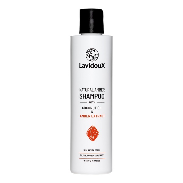 Lavidoux Natural Amber Extract Шампунь для увлажнения волос с экстрактом натурального янтаря 250 мл
