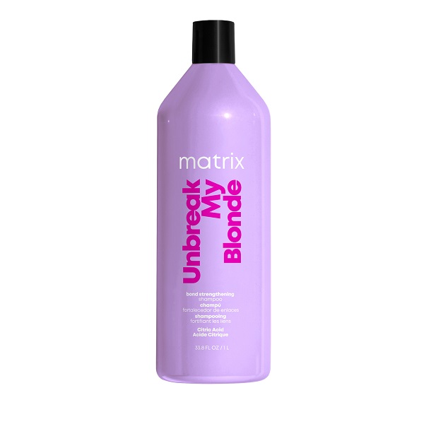 Matrix Total Results Unbreak My Blonde Укрепляющий шампунь без сульфатов для осветленных волос 1000 мл