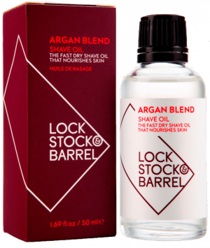 Lock Stock & Barrel Универсальное аргановое масло для бритья и ухода за бородой Argan Blend Shave Oil 50 мл