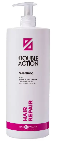 Hair Company Double Action Шампунь для восстановления волос 1000 мл