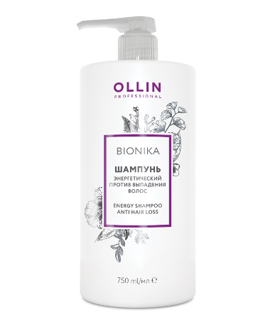 OLLIN Professional BioNika Energy Shampoo Anti Hair Loss - Шампунь энергетический от выпадения волос OLLIN Professional BioNika Energy Shampoo Anti Hair Loss - Шампунь энергетический от выпадения волос