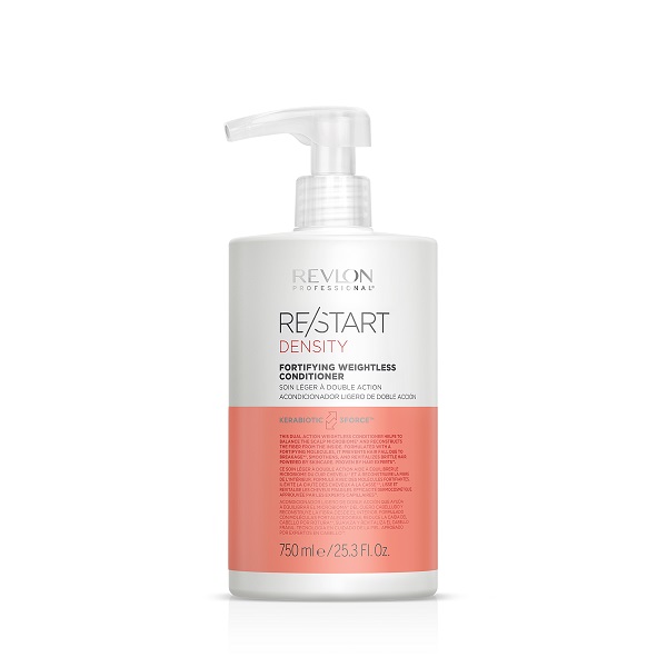 Revlon Professional Restart Density Укрепляющий невесомый кондиционер для волос Weightless Fortifying Conditioner 750 мл Revlon Professional Restart Density Укрепляющий невесомый кондиционер для волос Weightless Fortifying Conditioner 750 мл