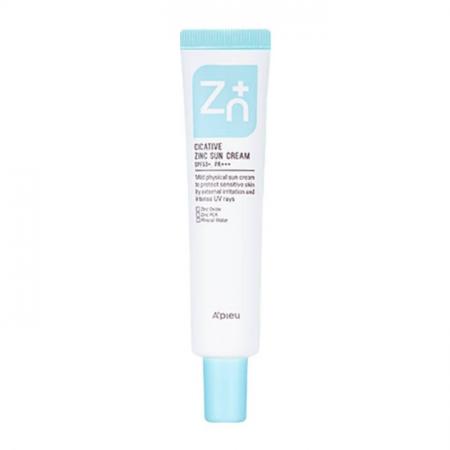A'PIEU Cicative Zinc Солнцезащитный крем для лица с цинком Sun Cream SPF50+ РА++ A'PIEU Cicative Zinc Солнцезащитный крем для лица с цинком Sun Cream SPF50+ РА++