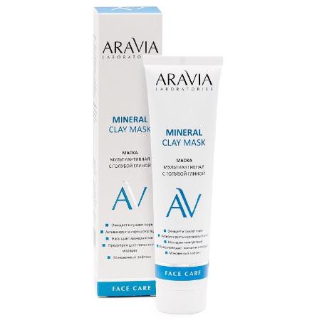 Aravia Laboratories Маска мультиактивная с голубой глиной Mineral Clay Mask Aravia Laboratories Маска мультиактивная с голубой глиной Mineral Clay Mask