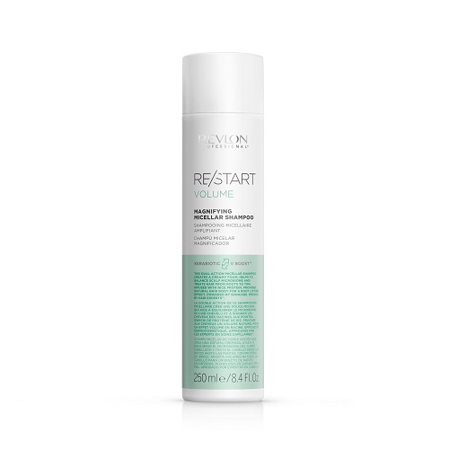 Revlon Professional Restart Volume Мицеллярный шампунь для тонких волос Magnifying Micellar Shampoo 250 мл