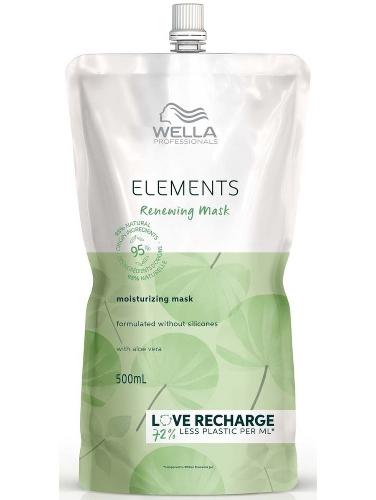 Wella Professionals Elements Обновляющая увлажняющая маска для волос в экологичной упаковке Renewing Mask 500 мл Wella Professionals Elements Обновляющая увлажняющая маска для волос в экологичной упаковке Renewing Mask 500 мл