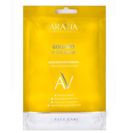 Aravia Laboratories Альгинатная маска для лица с коллоидным золотом Gold Bio Algin Mask Aravia Laboratories Альгинатная маска для лица с коллоидным золотом Gold Bio Algin Mask