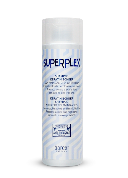Barex SUPERPLEX Шампунь кератин бондер восстанавливающий 250 мл
