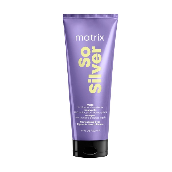 Matrix Total Results So Silver Маска тройного действия для светлых и седых волос Triple Power Mask 200 мл