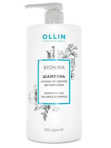 OLLIN Professional BIONIKA Шампунь для волос Баланс от корней до кончиков 750 мл