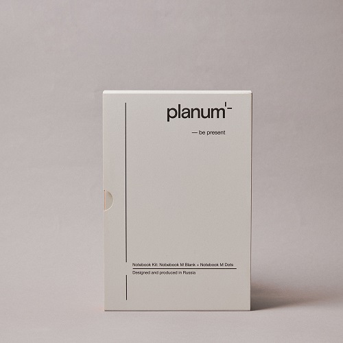 Planum Блокнот Notebook M Dots Серый Planum Блокнот Notebook M Dots Серый