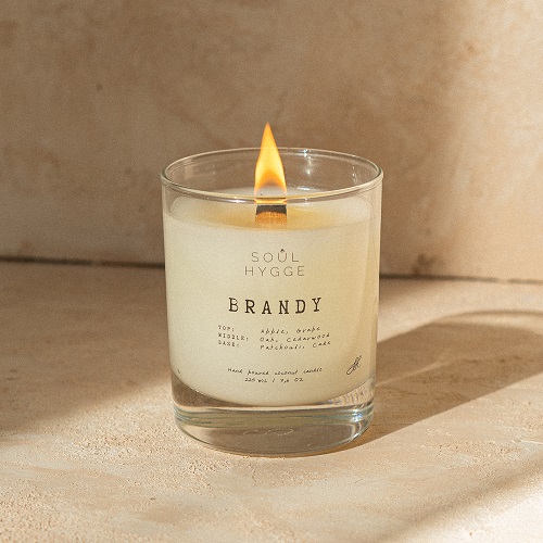 Soul Hygge Свеча Brandy с деревянным фитилем Soul Hygge Свеча Brandy с деревянным фитилем