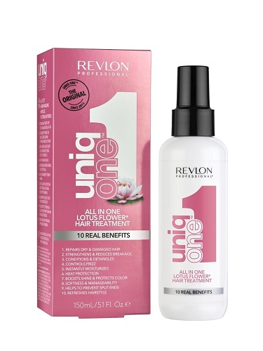 Revlon Professional Uniq One Спрей-маска для ухода за волосами с ароматом лотоса Hair Lotus Treatment 150 мл