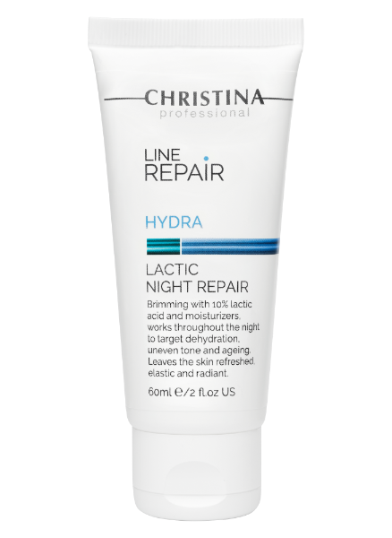Christina Line Repair Hydra Восстанавливающий ночной крем для лица с молочной кислотой Lactic Night Repair 60 мл