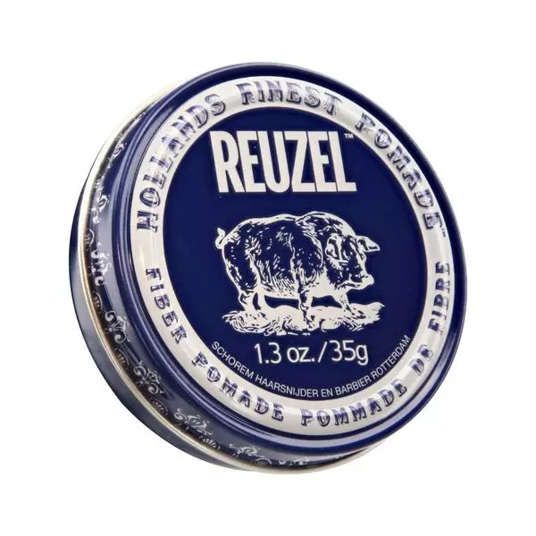 Reuzel Fiber Pomade - Паста для волос подвижной фиксации на водной основе( темно-синяя банка) 35 гр