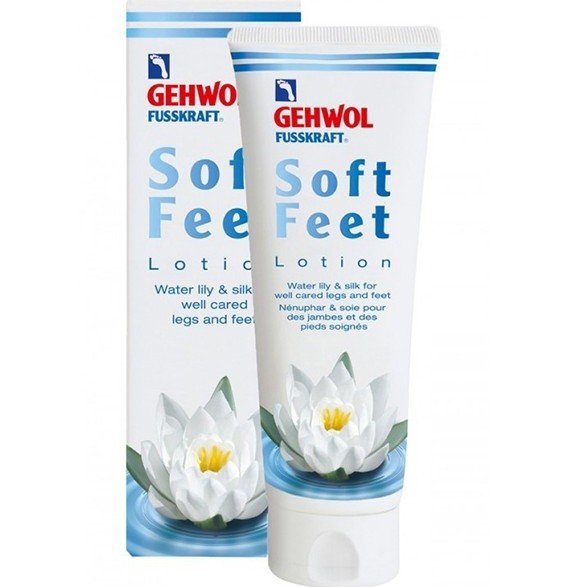 Gehwol Fusskraft Soft Feet Увлажняющий лосьон Водяная лилия и шелк 125 мл