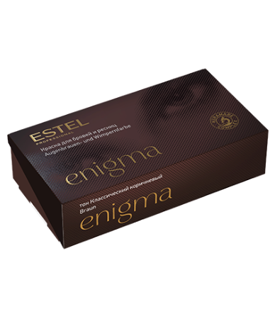 ESTEL ENIGMA Краска для бровей и ресниц Классический коричневый ESTEL ENIGMA Краска для бровей и ресниц Классический коричневый