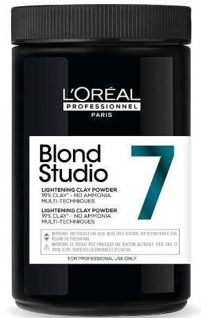 L'Oreal Professionnel Blond Studio Обесцвечивающая пудра-глина до 7 уровней осветления Lightening Clay Powder 7 500 г