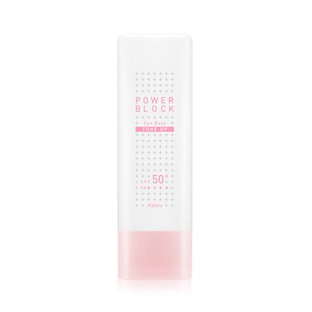 A'PIEU Power Block База под макияж осветляющая солнцезащитная Tone Up Sun Base Pink SPF50+/PA++++ A'PIEU Power Block База под макияж осветляющая солнцезащитная Tone Up Sun Base Pink SPF50+/PA++++
