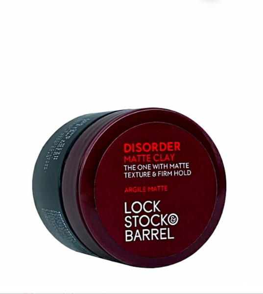 Lock Stock & Barrel Жесткая глина для коротких волос Disorder Matte Clay 30 г