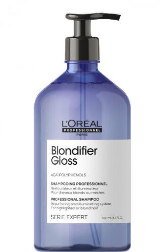 L'Oreal Professionnel Serie Expert Blondifier Gloss Шампунь для осветленных и мелированных волос 500 мл