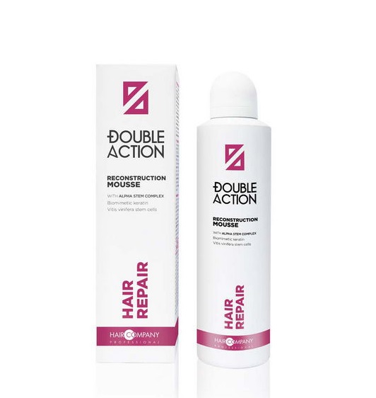 Hair Company Double Action Восстанавливающий мусс для волос 200 мл