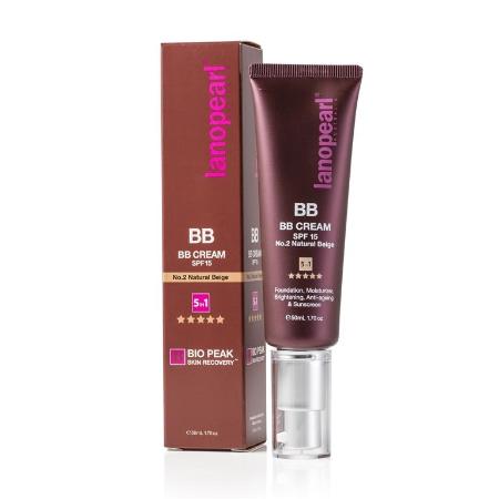 Lanopearl BB крем для лица натурально-бежевый 5в1 BB Cream SPF15 No.2 Lanopearl BB крем для лица натурально-бежевый 5в1 BB Cream SPF15 No.2