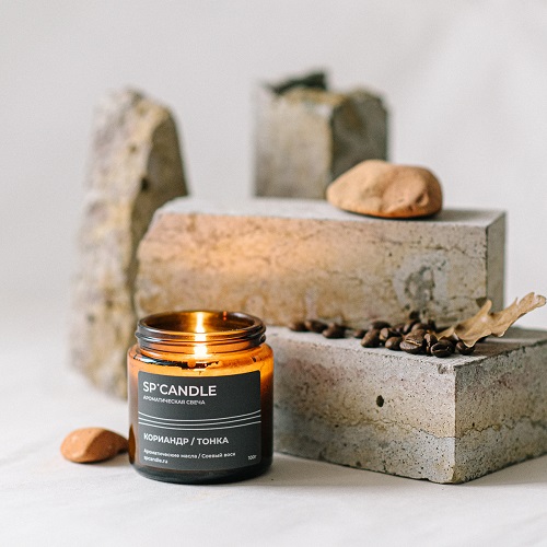 SP Candle Свеча с ароматом Кориандр / Тонка SP Candle Свеча с ароматом Кориандр / Тонка