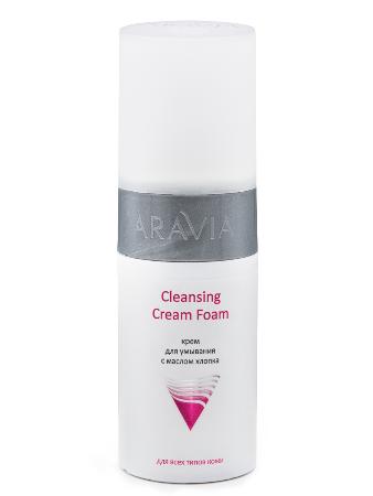 Aravia Professional Крем для умывания с маслом хлопка Cleansing Cream Foam Aravia Professional Крем для умывания с маслом хлопка Cleansing Cream Foam