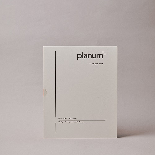 Planum Блокнот Notebook L Серый