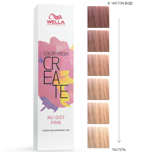 Wella Professionals Color Fresh Create Оттеночная краска для волос Пудровый розовый Nu-Dist Pink