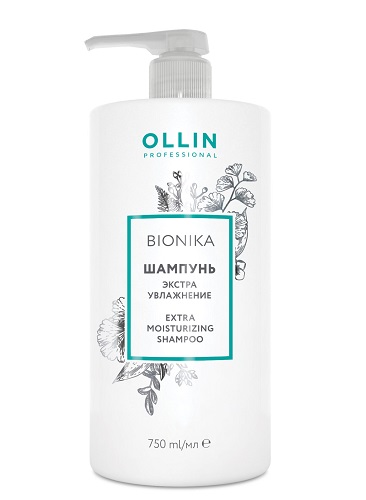 OLLIN Professional BIONIKA Шампунь для волос Экстра увлажнение 750 мл