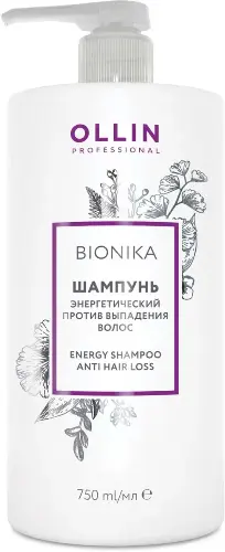 OLLIN Professional BIONIKA Шампунь энергетический против выпадения волос 750 мл