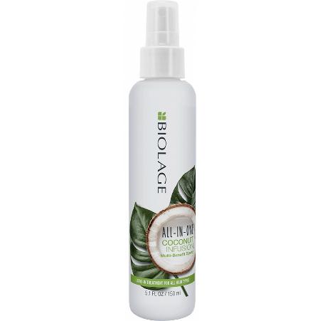 Matrix Biolage All-in-One Несмываемый многофункциональный спрей для волос Coconut Infusion Multi-Benefit Spray Matrix Biolage All-in-One Несмываемый многофункциональный спрей для волос Coconut Infusion Multi-Benefit Spray