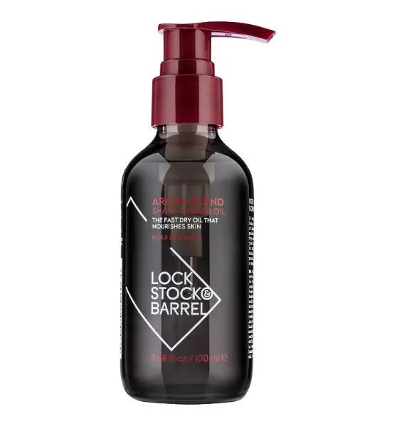 Lock Stock & Barrel Универсальное аргановое масло для бритья и ухода за бородой Argan Blend Shave Oil 100 мл