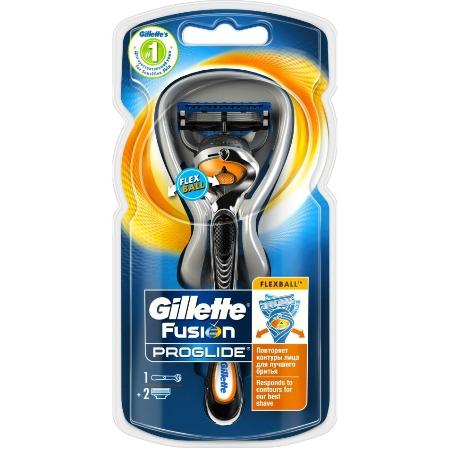 Gillette FUSION Proglide Flexball Бритва мужская, 2 сменные кассеты Gillette FUSION Proglide Flexball Бритва мужская, 2 сменные кассеты