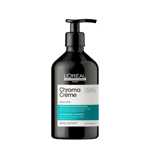 L'Oreal Professionnel Serie Expert Chroma Creme Крем-шампунь нейтрализующий зеленый 500 мл