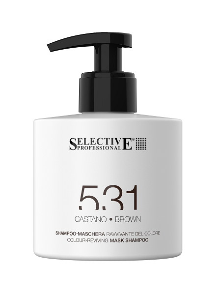 Selective Professional 531 Шампунь-маска для возобновления цвета волос Коричневый 275 мл