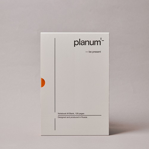 Planum Блокнот Notebook M Blank Оранжевый Planum Блокнот Notebook M Blank Оранжевый