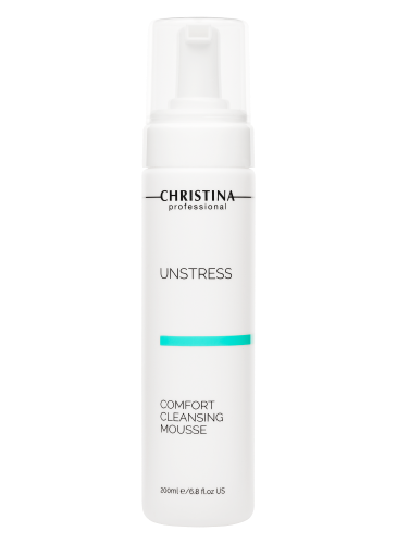 Christina Unstress Очищающий мусс-комфорт для лица Comfort Cleansing Mousse 200 мл