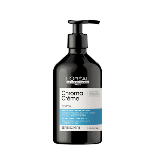 L'Oreal Professionnel Serie Expert Chroma Creme Крем-шампунь нейтрализующий синий 500 мл