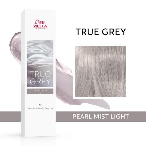 Wella Professionals True Grey Тонер для натуральных седых волос Pearl Mist Light Фиолетовый серый светлый