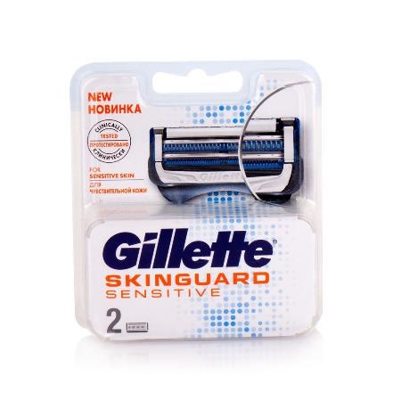 Gillette FUSION SKINGUARD Сменные кассеты для бритвы Gillette FUSION SKINGUARD Сменные кассеты для бритвы